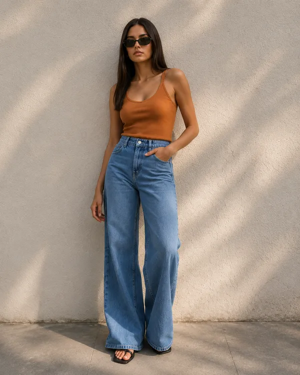 Blue_Denim_High-Rise_Wide_Leg_Jeans_For_Women