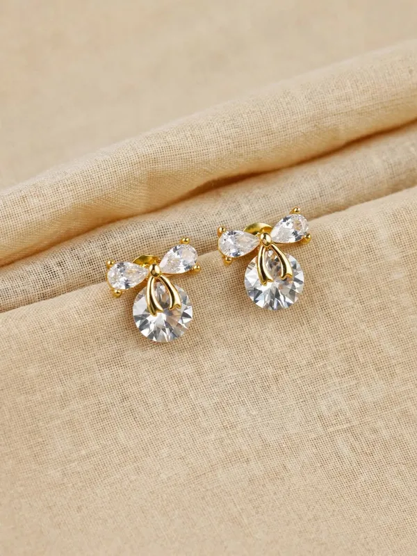 Gold_Alloy_Classic_Stud_Earrings_For_Women