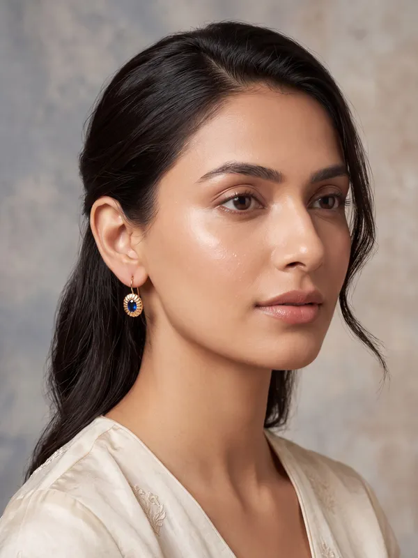 Gold_Alloy_Cute_Drop_Earrings_For_Women