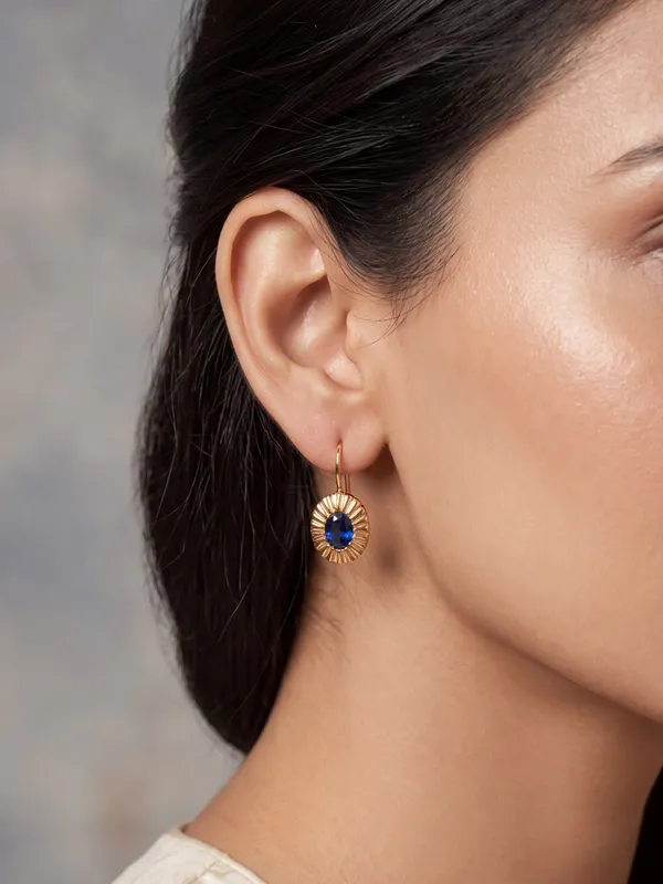Gold_Alloy_Cute_Drop_Earrings_For_Women
