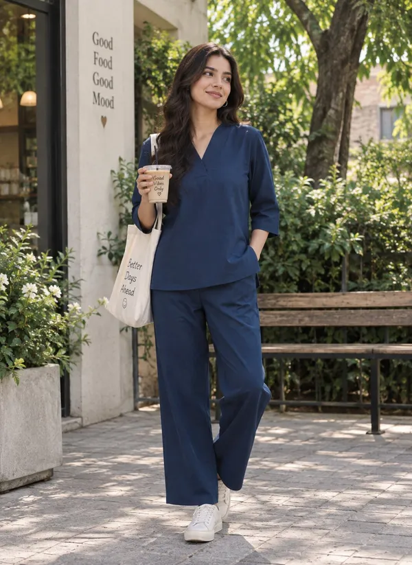 Navy_Fabric_Relaxed_Co-Ord_Set_For_Women