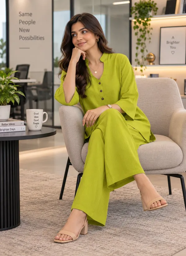 Lime_Green_Relaxed_Fit_Co_Ord_Set_for_Women
