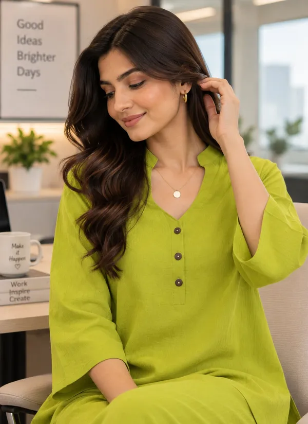 Lime_Green_Relaxed_Fit_Co_Ord_Set_for_Women