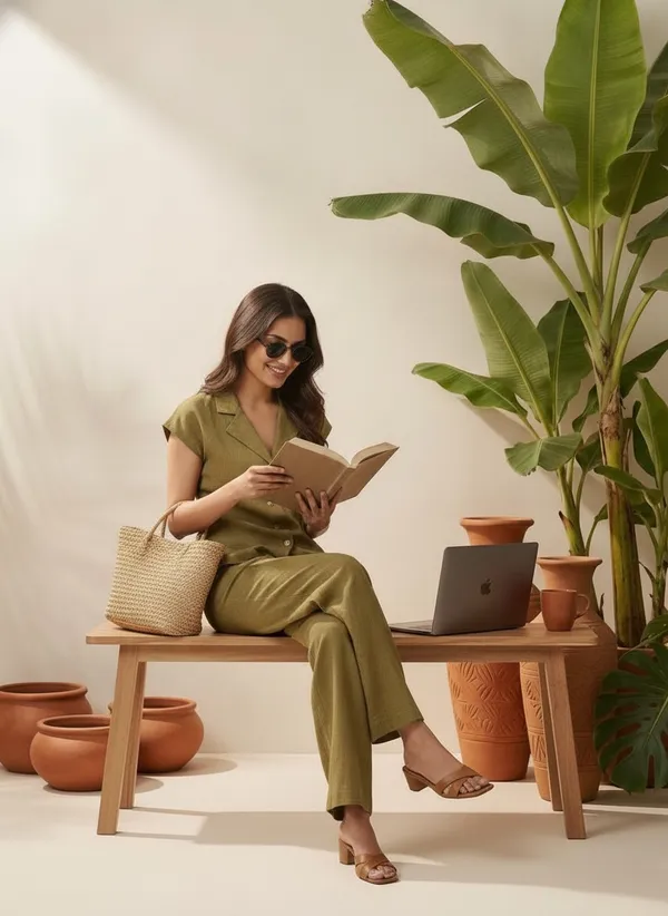 Olive_Green_Button_Front_Co_Ord_Set_for_Women