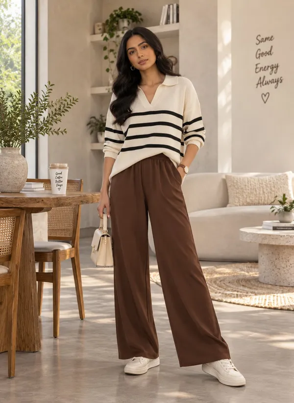 Cream_Striped_Relaxed_Fit_Co-Ord_Set_For_Women