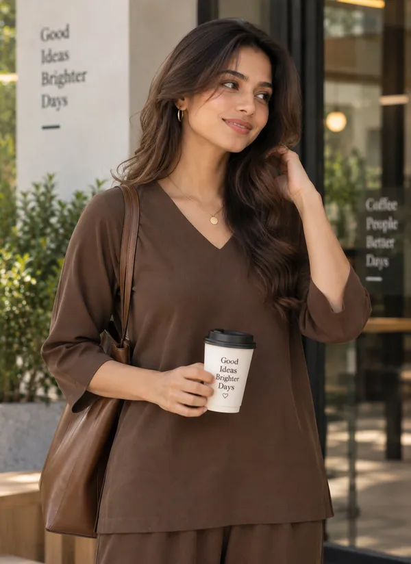 Brown_Relaxed_Fit_Co-Ord_Set_for_Women