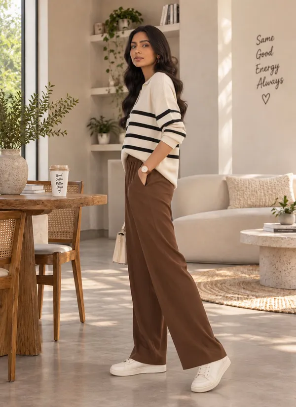 Cream_Striped_Relaxed_Fit_Co-Ord_Set_For_Women