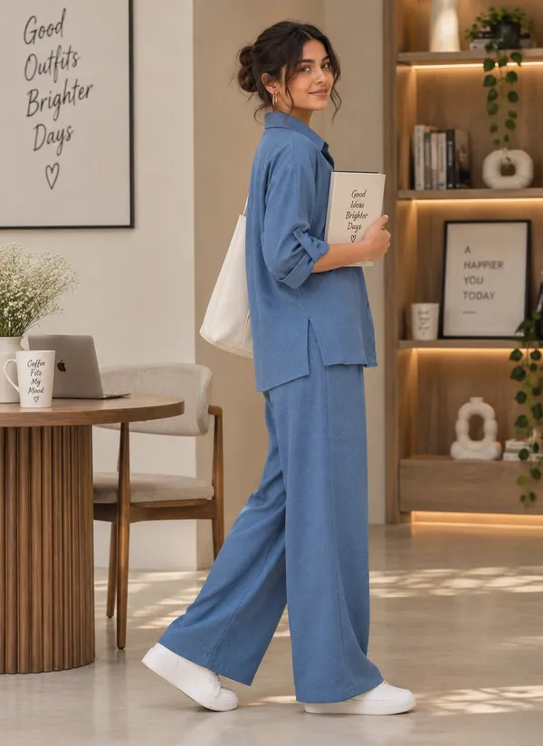 Blue_Relaxed_Fit_Shirt_And_Wide_Leg_Pants_Co_Ord_Set_for_Women