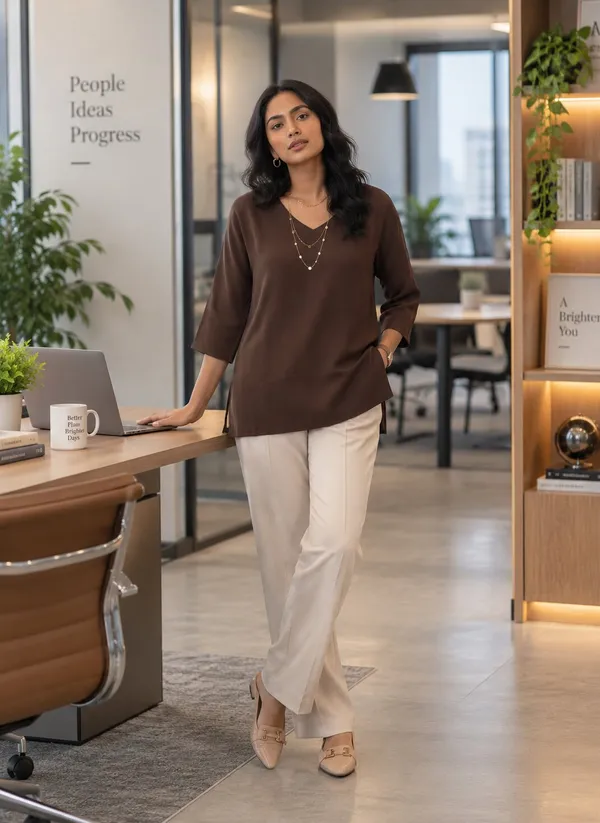 Brown_Relaxed_Fit_Tunic_Top_for_Women