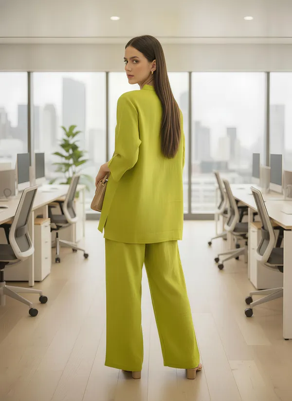Lime_Green_Straight_Kurta_Pant_Set_for_Women