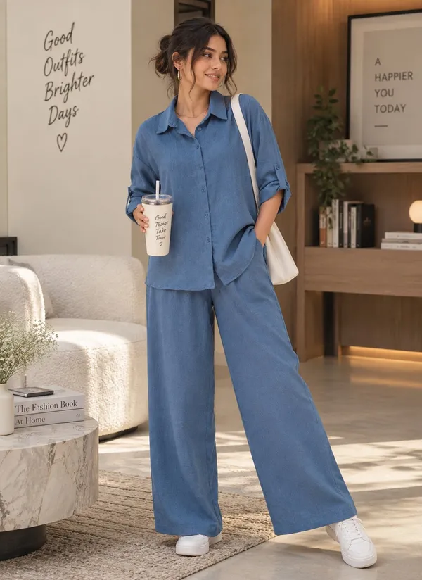 Blue_Relaxed_Fit_Shirt_And_Wide_Leg_Pants_Co_Ord_Set_for_Women