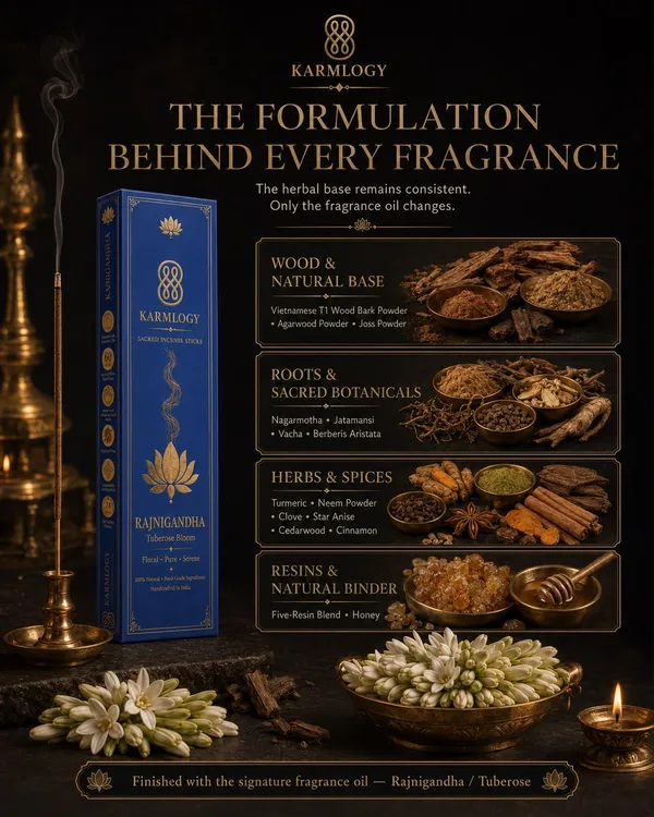 Karmlogy_Rajnigandha_Tuberose_Bloom_Incense_Sticks