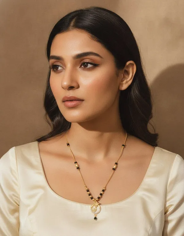 Gold_Plated_Tone_Black_Beaded_Mangalsutra_Necklace_For_Women
