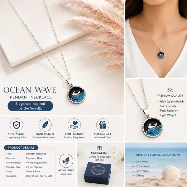 Silver_Alloy_Ocean_Wave_Pendant_Necklace_For_Women
