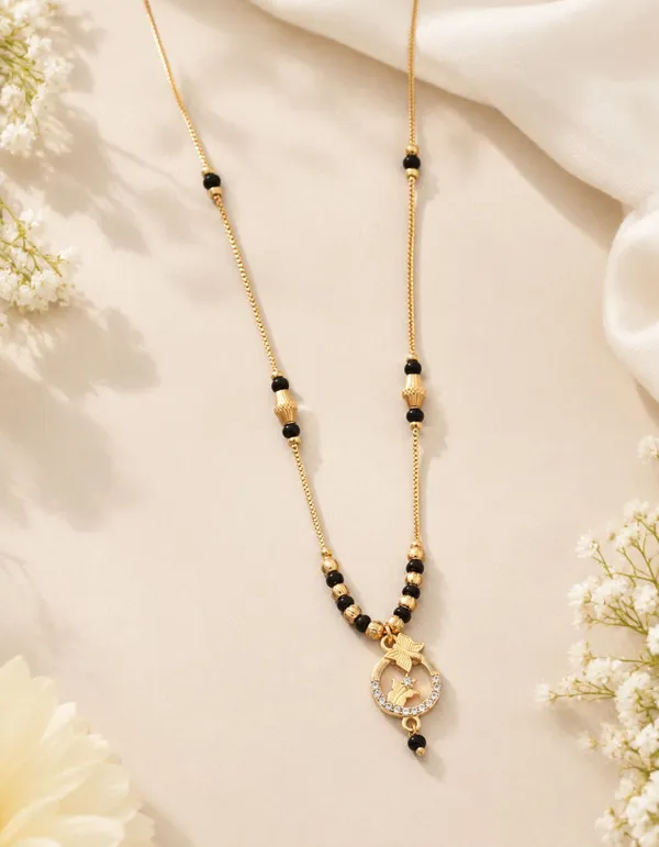 Gold_Plated_Tone_Black_Beaded_Mangalsutra_Necklace_For_Women