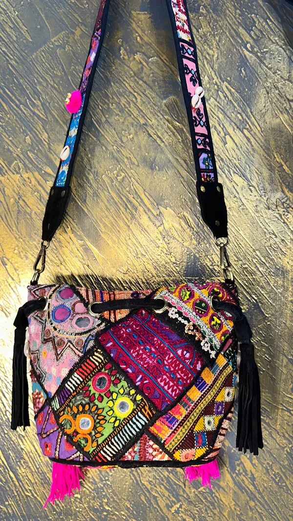 Black_Cotton_And_Sued_Leather_Banjara_Potli_Bag_For_Women