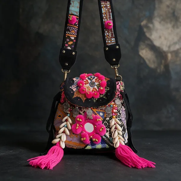Black_Cotton_And_Sued_Leather_Banjara_Potli_Bag_For_Women