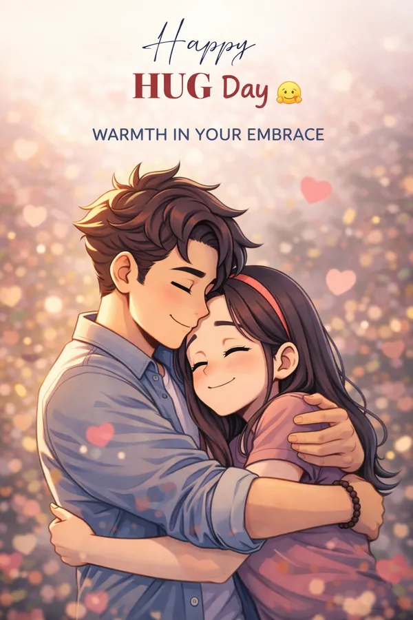 Romantic_Couple_Happy_Hug_Day_Wall_Poster