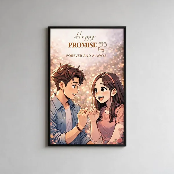 Happy_Promise_Day_Romantic_Couple_Poster