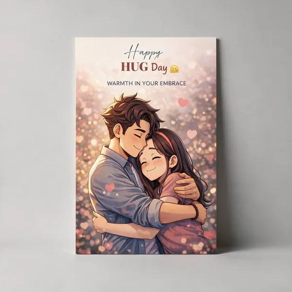 Romantic_Couple_Happy_Hug_Day_Wall_Poster