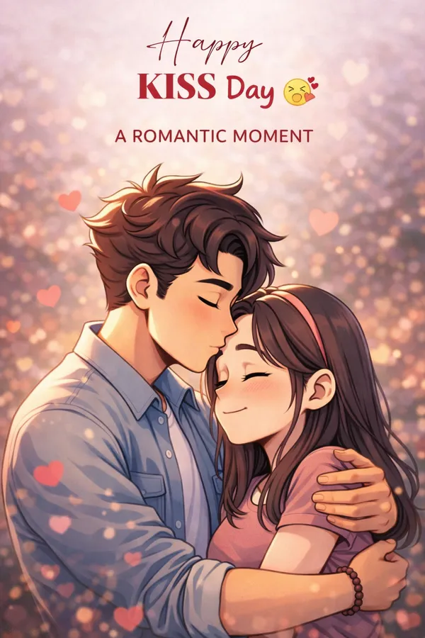 Happy_Kiss_Day_Romantic_Couple_Poster