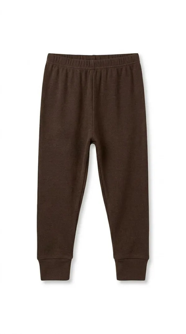 Brown_Cuffed_Leggings_for_Kids