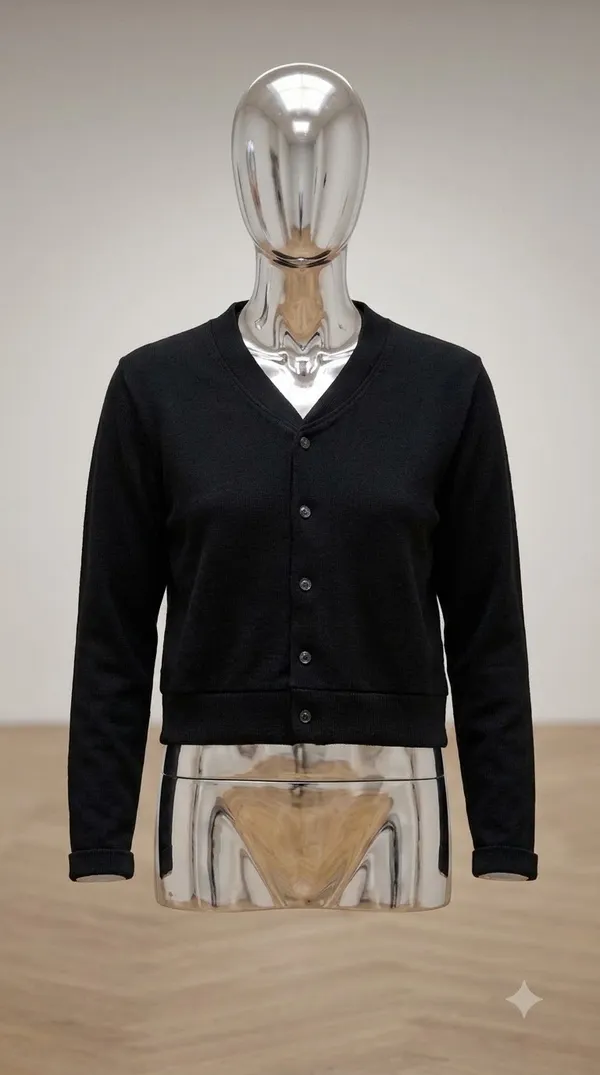 Black_Knit_Regular_Fit_Cardigan_for_Men