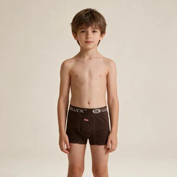 Brown_Cotton_Blend_Boxer_Briefs_For_Kids