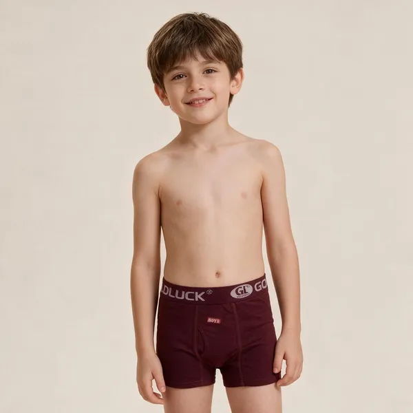 Burgundy_Cotton_Blend_Boxer_Briefs_For_Kids