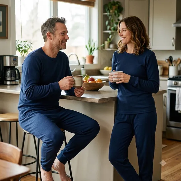 GoldLuck_Combo_Plain_Inner_&_Pajama_set_–_Unisex_Adult_–_Blue
