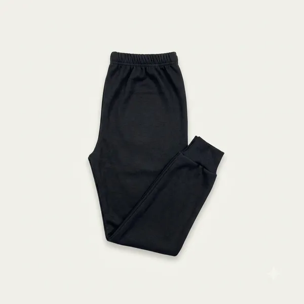 GoldLuck_Plain_Pajama_–_Unisex_Adult_–_Black