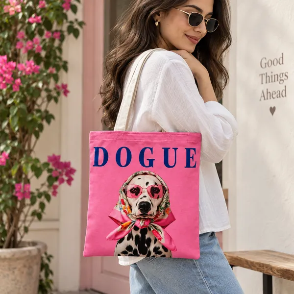 House_Of_Omaya_Vogue_Dalmatian_Cotton_Canvas_Tote_Bag