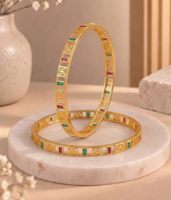 Gold_Alloy_Multicolor_Rectangular_Accent_Bangle_Set_For_Women