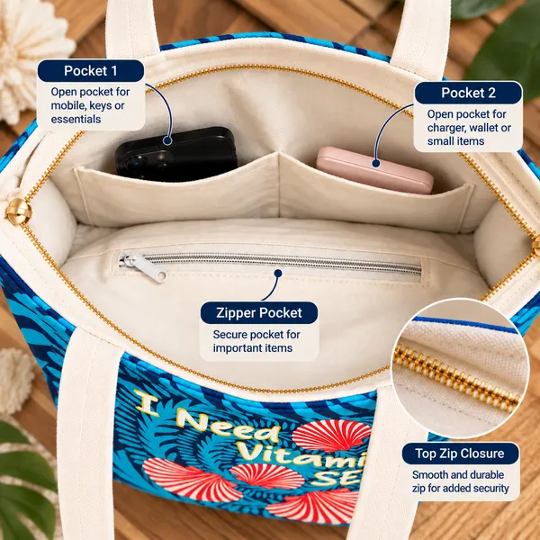 House_Of_Omaya_Vitamin_Sea_Cotton_Canvas_Tote_Bag