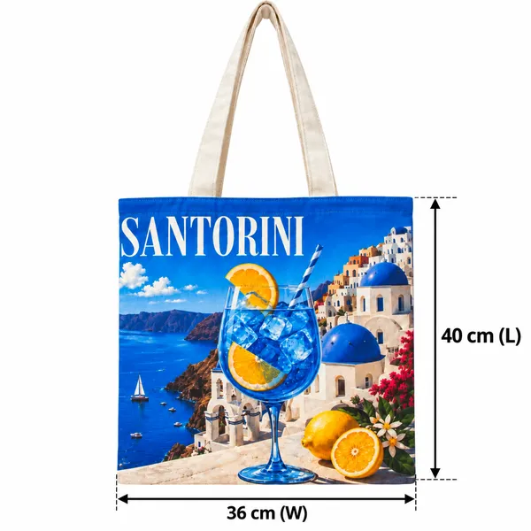 House_Of_Omaya_Santorini_Cotton_Canvas_Tote_Bag