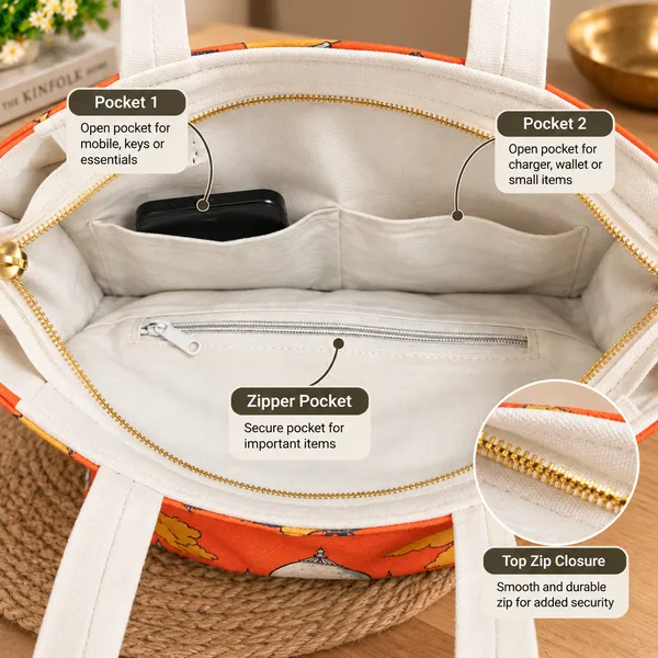 House_Of_Omaya_Taj_Mahal_Cotton_Canvas_Tote_Bag