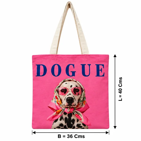 House_Of_Omaya_Vogue_Dalmatian_Cotton_Canvas_Tote_Bag