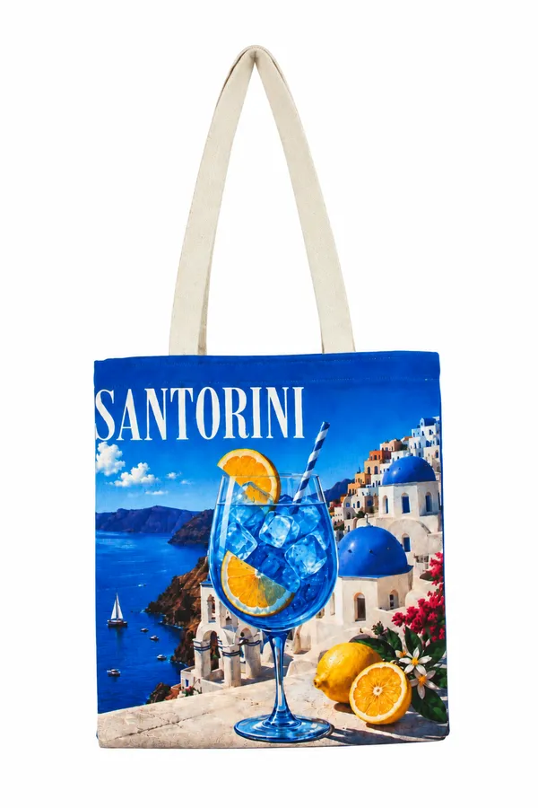 House_Of_Omaya_Santorini_Cotton_Canvas_Tote_Bag