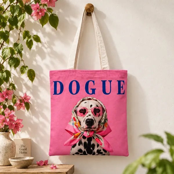 House_Of_Omaya_Vogue_Dalmatian_Cotton_Canvas_Tote_Bag