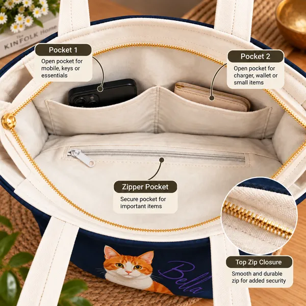 House_Of_Omaya_Bella_Cat_Cotton_Canvas_Tote_Bag