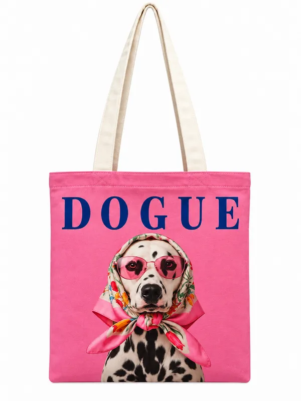 House_Of_Omaya_Vogue_Dalmatian_Cotton_Canvas_Tote_Bag