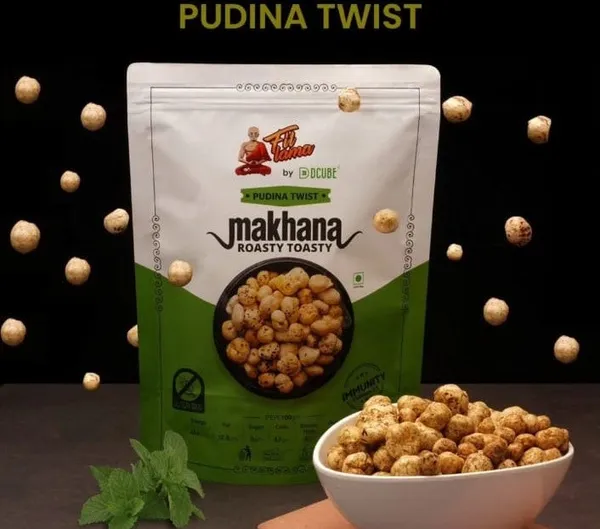 Dcube_Roasted_Makhana_Pudina_Twist_Flavors_85gm