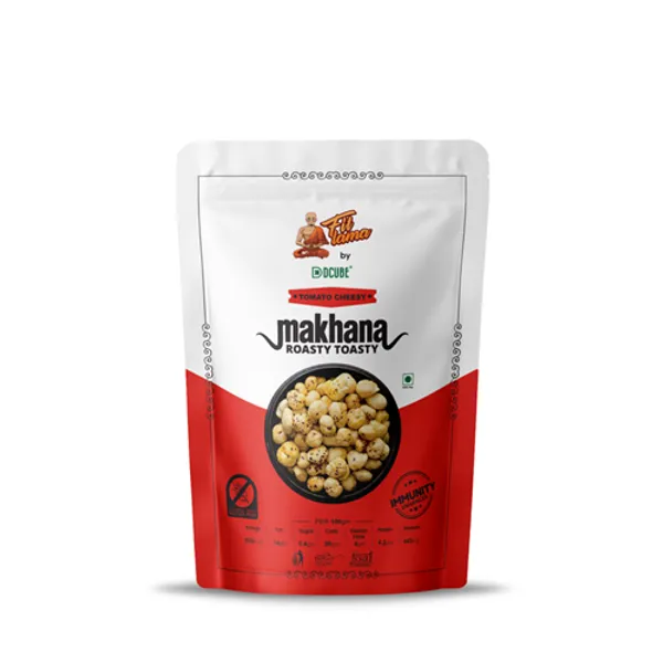 Dcube_Roasted_Makhana_Tomato_Cheesy_Flavor_80gm