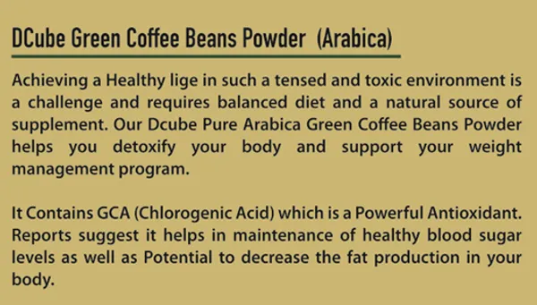 Dcube_Green_Coffee_Beans_Powder_200gm