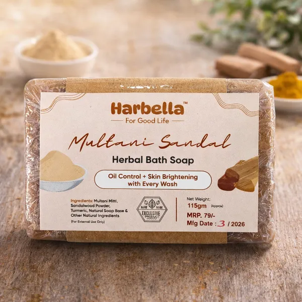 Harbella_Herbal_Soap_Multani_Sandal_115gm