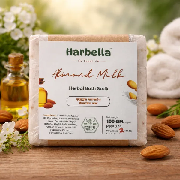 Herbella_Herbal_Soap_Almond_Milk_100gm