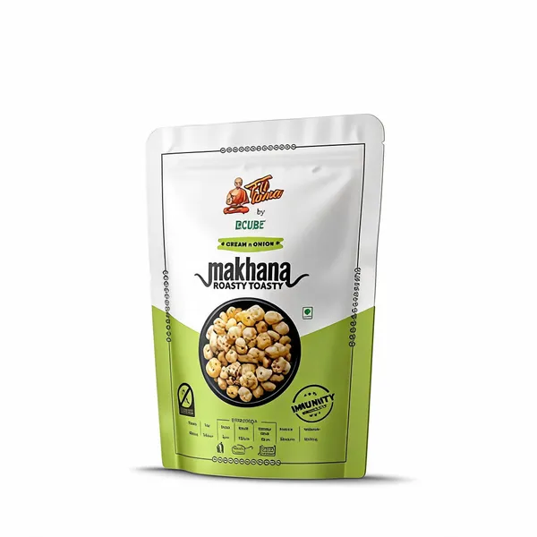 Dcube_Roasted_Makhana_Cream_Onion_Flavor_85gm_Pack_of_2