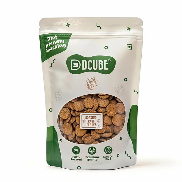 Dcube_Ragi_Flakes_140gm_Pack_of_4