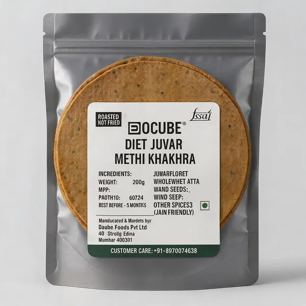 Dcube_Diet_Juvar_Methi_Khakhara_200gms_Pack_of_4