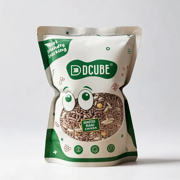 Dcube_Roasted_Ragi_Chivda_200gm_Pack_of_4
